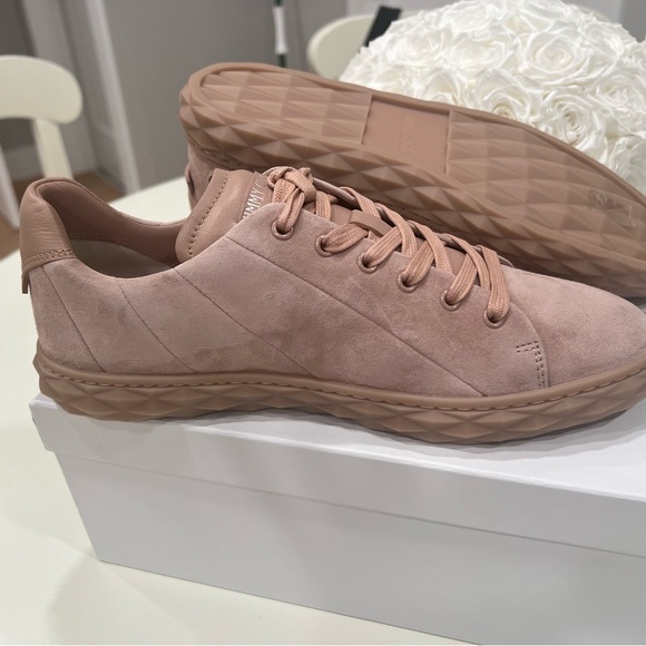 Jimmy Choo Diamond Light Low Top Sneaker - Picture 9 of 10